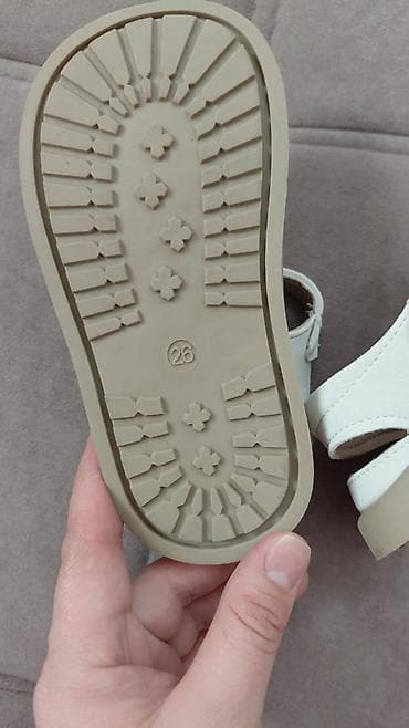 Балдар электр унаалары: Детские сандалии ZTTY - Цвет: молочный/айвори - Размер по стельке: 26 — 4