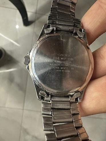 Башка аксессуарлар: CASIO MTP-1246 — классические мужские кварцевые часы с аналоговой — 2