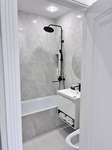 Недвижимость: 1 комната, 45 м², Киргизия 1 107 серия, 7 этаж, Свежий ремонт — 6
