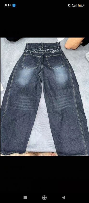 секонд хенд бишкек орто сай: Джинсы, Бэгги, Китай, Низкая талия, На маленький рост, M — 2