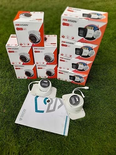 Hikvision — комплект видеонаблюдения - Купольные и цилиндрические