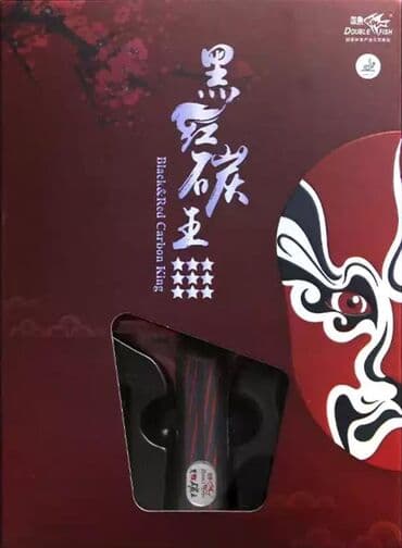 ракетка для настольного тенниса купить: Ракетка Double fish Black Red Carbon King 9 ️ -Оригинальная ракетка — 2