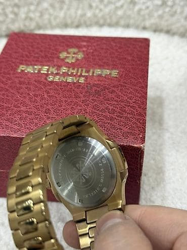 cartier бишкек: Часы наручные в стиле Patek Philippe - Корпус и браслет под золото — 6