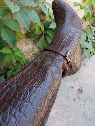 Сапоги: Бренд кожа 100% — 3