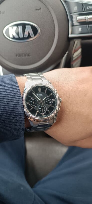 Аксессуарлар: CASIO WR 50M – стильные аналоговые наручные часы с многофункциональным — 2