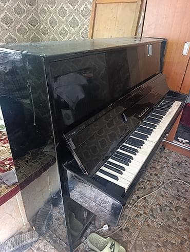 Музыкальные инструменты: Пианино «Чайка», вертикальное, черный корпус с глянцевой отделкой — 2