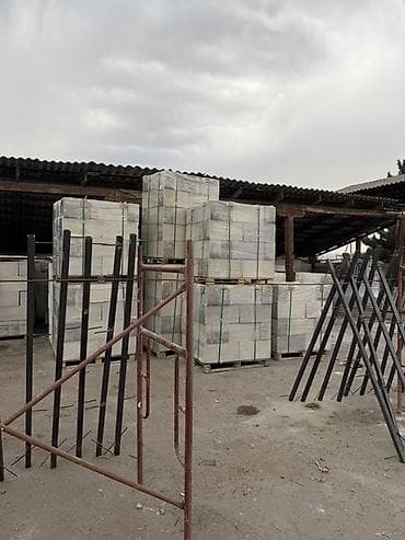 Газобетонные блоки на поддонах - Формат: стеновые газобетонные блоки at lalafo.kg Газобетонные блоки на поддонах - Формат: стеновые газобетонные блоки