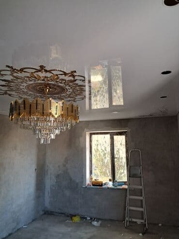 каркасные дома проекты и цены бишкек: Натяжной потолок Матовое, 3D потолки, Глянцевое Бесплатный замер, Монтаж, Демонтаж — 23