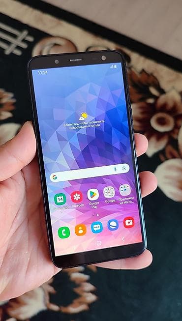 redmi note 7: Samsung Galaxy J6, Б/у, 32 ГБ, цвет - Черный, 2 SIM — 2