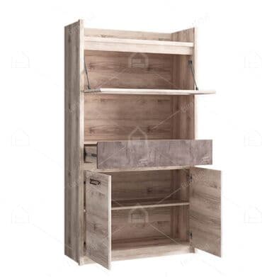 купить шкаф витрину: Шкаф витрина 3Д Джаз, Каштан найбори Светлый, Анрэкс (Беларусь) — 4