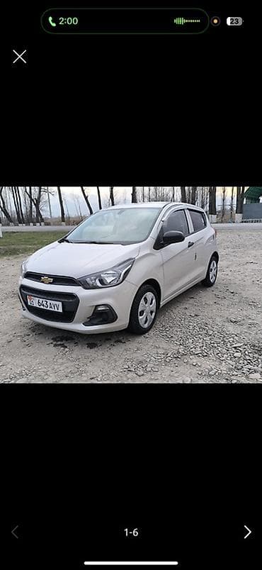 Chevrolet Spark: 2017 г., 0.1 л, Ручные, Бензин, Хэтчбэк
