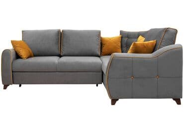 бу мебель для спальни: Диван угловой раскладной Френсис, ТД259 Темно-серый, Нижегородмебель и — 2