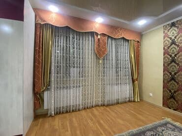 Линолеум: Комплект штор, С тюлем в комплекте, Готовое изделие, Б/у, Для зала, Для спальни — 1