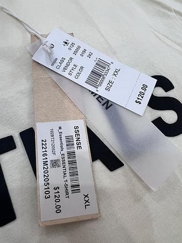 ресторация одежды: Футболка ESSENTIALS Fear of God Доступен только в XXL размере !!! — 6
