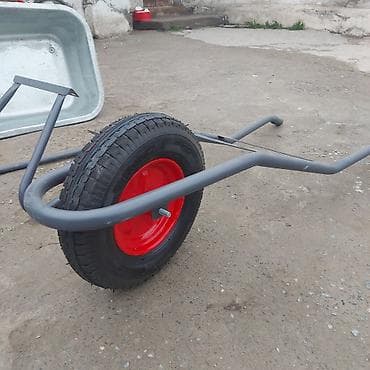 балон 14 ош: Садово-строительная тачка и тележка, Стальная, Одноколесная, Новый, В розницу — 6