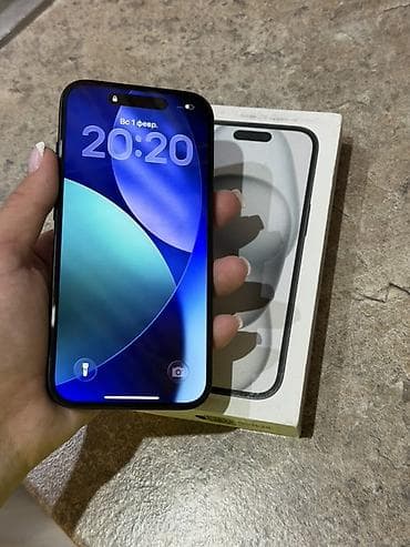 xiaomi poco: IPhone 15, Б/у, 128 ГБ, Черный, Коробка, 86 % — 2