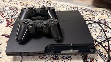 PS3 (Sony PlayStation 3): Игровая консоль Sony PlayStation 3 (Slim) с комплектом игр и двумя — 3