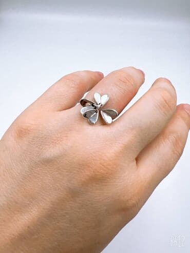 свадебное платья для беременных: Кольцо, Коктейльное, Проба 925, Женские, Фианит, Новый — 13