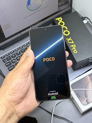 j 7: Poco X7 Pro, Б/у, 256 ГБ, цвет - Серый, 2 SIM — 1