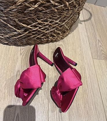 Босоножки, сандалии, шлепанцы: Босоножки, 37, Zara, Новый, цвет - Розовый, Платная доставка — 2
