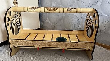 deco mesh: Бортики для детских кроватей, Новый, цвет - Зеленый — 5