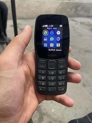 mateview 28: Nokia 105 4G, Новый, 4 ГБ, цвет - Черный, 2 SIM — 6
