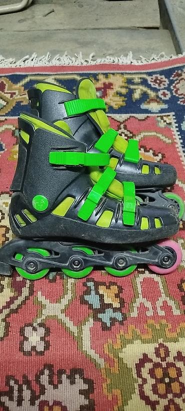 nike react: Роликовые коньки (2 пары) + комплектные сумки. Продаю две пары — 3