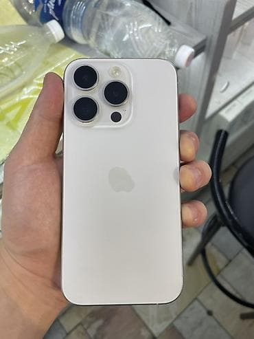 pixel pro: IPhone 15 Pro,белый/светлый. Память:256GB 91%🔋,350 цикл(акб менялся — 1