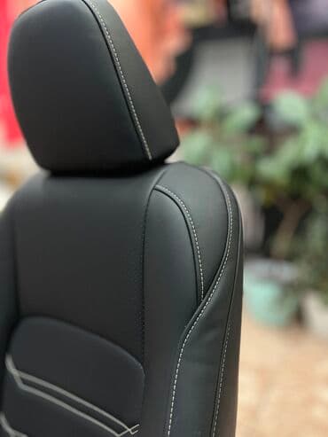 чехол кресло: Чехлы Экокожа, С подушкой, цвет - Черный, Toyota, Новый, Самовывоз — 23