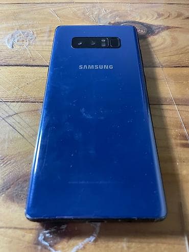 galaxy note 8: Samsung Galaxy Note 8, Б/у, 64 ГБ, цвет - Синий, 2 SIM — 2
