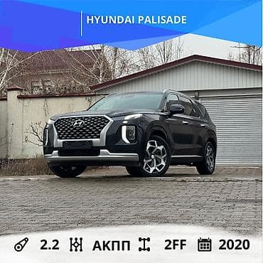 hyndai palisade: Hyundai Palisade: 2020 г., 2.2 л, Автомат, Дизель, Внедорожник — 1