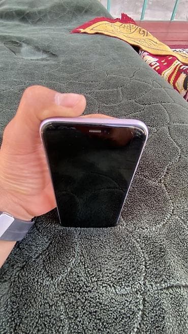 тө: IPhone 11, Б/у, 128 ГБ, Розовый, Зарядное устройство, 95 % — 2