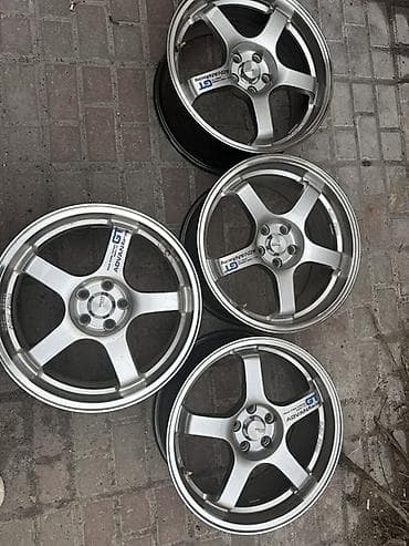 ауди титан диски: Литые Диски R 17 Advan Racing, Комплект, отверстий - 5, Б/у — 2
