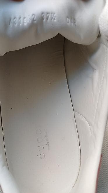 samsung galaxy 52: Кроссовки, 37.5, Gucci, Б/у, цвет - Белый, Платная доставка — 3