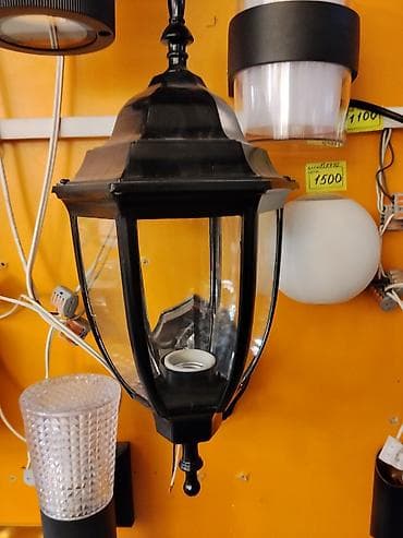 study lamp: Уличный настенный светильник в классическом стиле (бра-фонарь) - Тип — 2