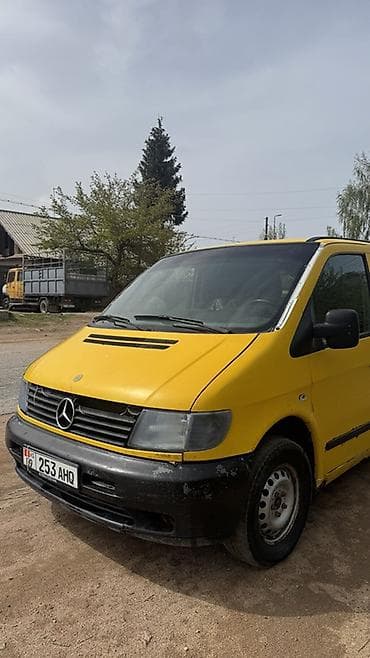 Аренда транспорта: Mercedes-Benz Vito (W638) — жёлтый пассажирский/комбинированный — 2