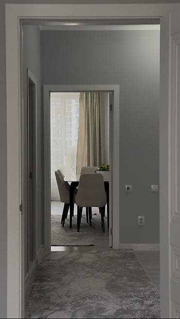 2 комнаты, 70 м², Кок-Жар ж/м Элитка, 3 этаж, Евроремонт — 4