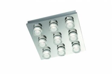 трековые светильник: Светильник DARIUS ceiling lamp LED chrome 9x2.5W Philips 37246/11/13 — 1