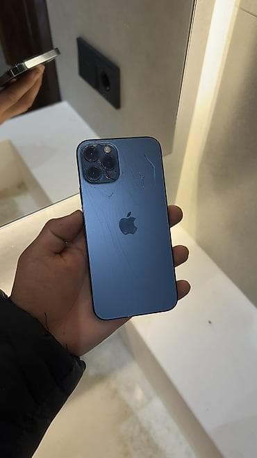 iphone 3g: IPhone 12 Pro, Б/у, 128 ГБ, Pacific Blue, Зарядное устройство, Защитное стекло, 86 % — 8