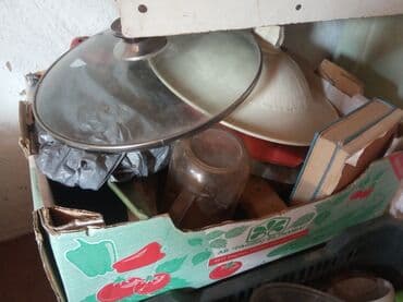 Идиш-аяк: Продам в Токмаке из СССР посуда коробками от100с за ящик с тарелки — 10