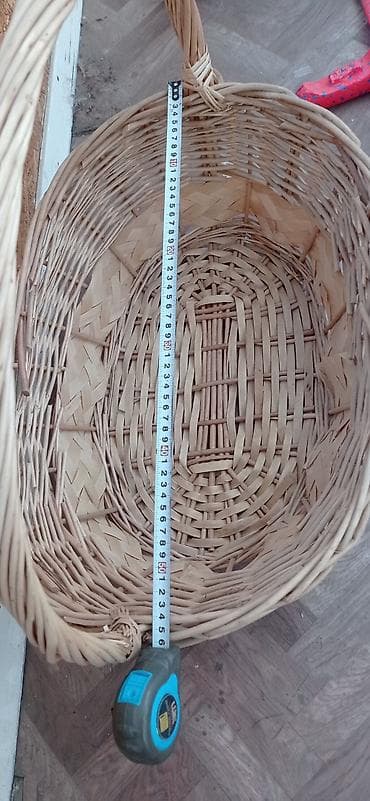 корзины плетеные: Корзина, Б/у — 2