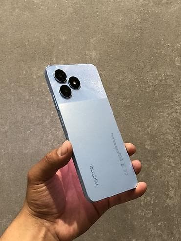 Мобильные телефоны и аксессуары: Realme Note 50, Б/у, 128 ГБ, цвет - Голубой, 2 SIM — 3