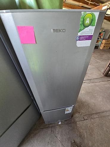 Техника и электроника: Холодильник Beko, серебристый, с нижней морозильной камерой. Основные — 1
