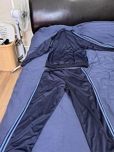 томми спортивка мужская: Мужской спортивный костюм, L, XL, Adidas, Новый, цвет - Голубой — 2