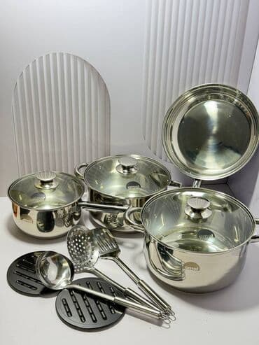 новый посуда: 🔥НОВЫЕ ПОСТУПЛЕНИЕ🔥 🏷️ НАБОР КОСТРЮЛЬ 💵 2500 KGS Адрес:г.Бишкек — 3