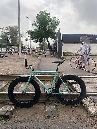 Городские велосипеды: Фикс-байк (фикс/Single Speed) с аэроколёсами - Рама: стальная — 4