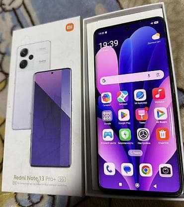 tcl 55: Redmi, Redmi Note 13 Pro Plus, Б/у, 512 ГБ, цвет - Черный, 2 SIM — 2