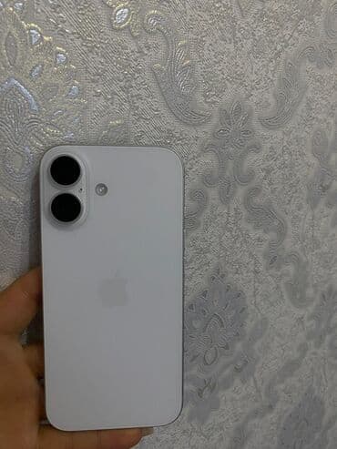 macbook air 2012: IPhone 16, Б/у, 128 ГБ, Белый, 90 % — 1