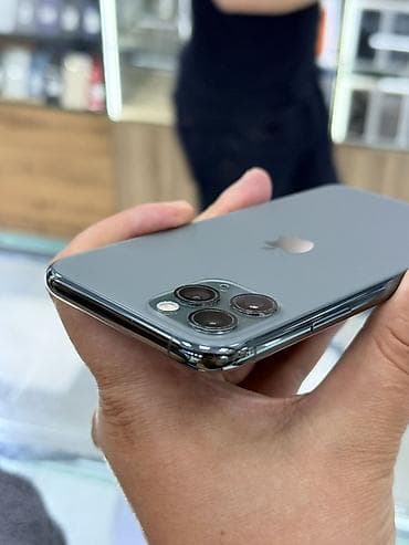 poco 7: IPhone 11 Pro, Б/у, 256 ГБ, Matte Midnight Green, Коробка, 92 % — 10