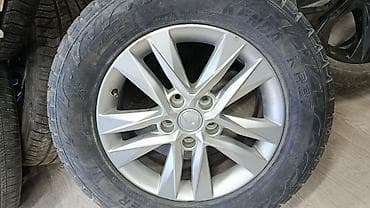 е34 540: Колеса в сборе 255 / 60 / R 18, Всесезонная, Б/у, 1 шт, Литые, отверстий - 5 — 1